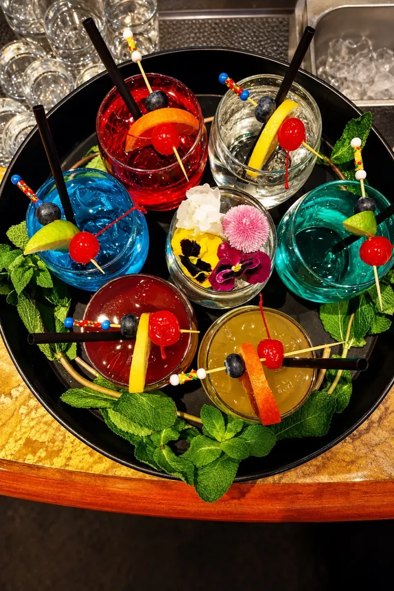 Cocktail con ghiaccio e scorza d&rsquo;agrume
